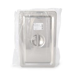 McKesson Instrument Tray McKesson Recessed Grip Stainless Steel 12-1/8 X 7-5/8 X 2-1/8 Inch