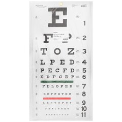 McKesson Eye Chart 20 Foot Measurement Acuity Test, 1/EA