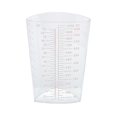 OakRidge Products Graduated Beaker Pathology Container Polypropylene 1,000 mL (32 oz.), 200 EA/CS
