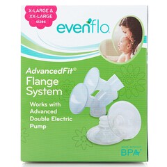 Midway Importing Flange System Evenflo AdvancedFit™ For Evenflo Advanced Double Electric Breast Pump, 1/EA