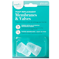 Midway Importing Breast Pump Replacement Membrane and Valve Evenflo For All Evenflo Breast Pumps, 1 Each