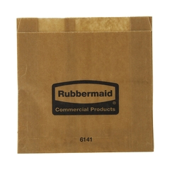 Rubbermaid Feminine Hygiene Receptacle Liner Rubbermaid&reg; Brown Waxed Paper 8-1/2 X 8-3/4 Inch, 250/CS