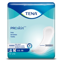 Essity TENA ProSkin™ Day Light Incontinence Liner, 13 Inch Length, Moderate Absorbency, Dry-Fast Core™, One Size Fits Most