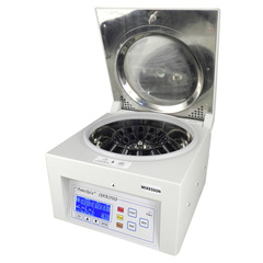 McKesson Fixed Angle Centrifuge McKesson 24 Place Fixed Angle Rotor Digital variable speed control with speed range from 500 RPM to 4,000 RPM