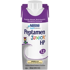 Nestle Healthcare Nutrition Pediatric Oral Supplement / Tube Feeding Formula Peptamen Junior&reg;HP Vanilla 250 mL Carton Ready to Use