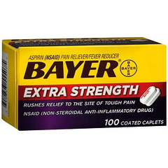 Bayer Pain Relief Bayer&reg; 500 mg Strength Aspirin Capsule 100 per Box
