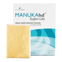 Manukamed Honey Impregnated Wound Dressing MANUKAhd Super Lite Square 2 X 2 Inch Sterile, 10 EA/BX