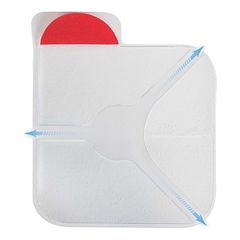 North American Rescue Chest Seal Hyfin Vent 6 X 6 Inch 2 per Pack Pouch NonSterile, 2/PK