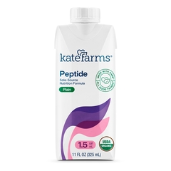 Kate Farms Peptide 1.5, Oral Supplement/Tube Feeding Formula, Plain, 11 oz. Carton, Ready to Use
