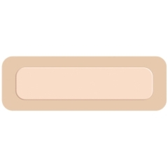 Convatec Foam Dressing FoamLite 2 X 4-4/5 Inch Rectangle Adhesive with Border Sterile, 1/EA