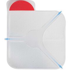North American Rescue Chest Wound Seal Hyfin Vent Compact 4-3/4 X 4-3/4 Inch 2 per Pack NonSterile, 2 EA/PK