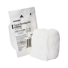 McKesson Fluff Bandage Roll Gauze 6-Ply 2-1/4