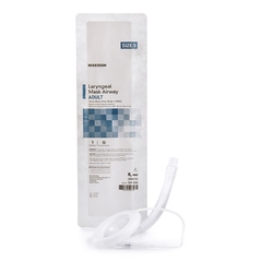 McKesson Laryngeal Mask Adult User Size 5 Clear PVC Sterile Disposable, 10/BX