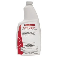 Micro Scientific Industries Opti-Cide3 Surface Disinfectant Cleaner Broad Spectrum Manual Pour Liquid 24 oz. Bottle Alcohol Scent NonSterile, 12/CS