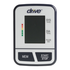 Drive Medical Digital Blood Pressure Monitoring Unit 1-Tube Automatic Inflation Adult Large Cuff, 1/EA
