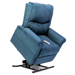 MON1042389EA - Pride Health Care - Pride Health Care 3-Position Lift Recliner Chair, Sky Blue,