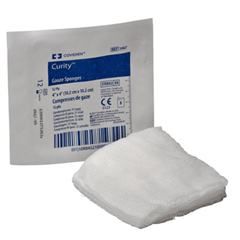 Cardinal Gauze Sponge Curity 4 X 4 Inch 12-Ply Sterile 5 per Pack