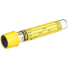 Greiner Bio-One Vacuette Urinalysis Tube CCM (Count and Culture Mannitol) Additive 4 mL Pull Cap Polyethylene Terephthalate (PET) Tube, 50 per Pack