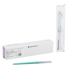 Aspen Surgical Products Scalpel Bard-Parker Conventional No. 15 Stainless Steel / Plastic Nonslip Grip Handle with Centimeter Scale Sterile Disposable, 10 EA/BX