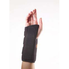 Corflex Wrist Splint Ultra-Fit™ Aluminum / Foam Laminate Right Hand Black Medium, 1/EA