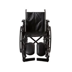 McKesson Wheelchair Padded, Removable Arm Style Composite Wheel Black 16 Inch Seat Width 250 lbs. Weight Capacity