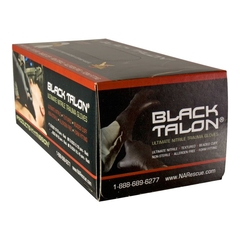 North American Rescue Exam Glove Black Talon Medium NonSterile Nitrile Extended Cuff Length Fully Textured Black Not Chemo Approved, 100/BX
