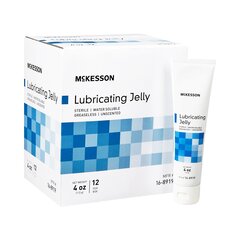 McKesson Sterile Lubricating Jelly, 4 oz. Tube, 12 TB/BX