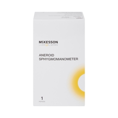 McKesson Aneroid Sphygmomanometer Unit Deluxe 2-Tubes Pocket Aneroid Adult Large Cuff, 1/EA