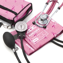 American Diagnostic Aneroid Sphygmomanometer Combo Kit Pocket Style Hand Held Size 11 Nylon Cuff 22 Inch Stethoscope Tube Sprague Rappaport Stethoscope, 10/CS