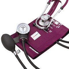 McKesson Reusable Aneroid / Stethoscope Set Brand 23 to 33 cm Adult Cuff Dual Head Sprague Stethoscope Pocket Aneroid