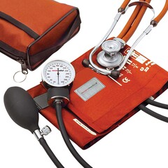 McKesson Reusable Aneroid / Stethoscope Set Brand 23 to 33 cm Adult Cuff Dual Head Sprague Stethoscope Pocket Aneroid