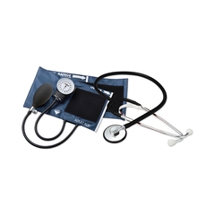 McKesson Aneroid Sphygmomanometer Combo Kit For Nurses and Students Adult Size Nylon Cuff 21 Inch Stethoscope Tube Nurse Style Stethoscope, 1/EA