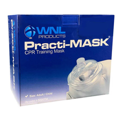 Work N Leisure Products CPR Trainer with Training Valve Combo Practi-MASK Adult / Child