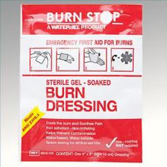Safeguard US Operating Hydrogel Burn Dressing Burn Stop Sheet 4 X 4 Inch Sheet Sterile