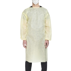Aspen Surgical Products Protective Procedure Gown Precept X-Large Yellow NonSterile AAMI Level 2 Disposable, 10/BG