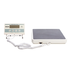 Health O Meter Floor Scale Health O Meter&reg; Digital LCD Display 400 lbs. Capacity White AC Adapter / Battery Operated, 1/EA