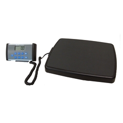 Health O Meter Floor Scale Health O Meter&reg; Digital LCD Display 500 lbs. Capacity Black / Gray AC Adapter / Battery Operated, 1/EA