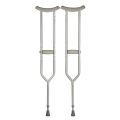 McKesson Underarm Crutch Steel Adult 500 lbs.