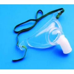 MON226863EA - Vyaire Medical - Oxygen Mask AirLife Tracheostomy One Size Fits Most Adjustable Neck Strap