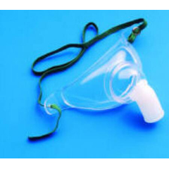 MON226863CS - Vyaire Medical - Oxygen Mask AirLife Tracheostomy One Size Fits Most Adjustable Neck Strap