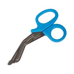 McKesson Trauma Shears Medicut Blue 7-1/4 Inch Length Medical Grade Stainless Steel Finger Ring Handle Blunt Tip / Blunt Tip, 1/EA