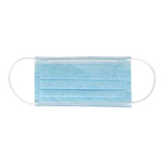 Aspen Surgical Products Procedure Mask FluidGard Anti-fog Foam Pleated Earloops One Size Fits Most Blue NonSterile ASTM Level 3 Adult, 500/CS