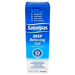 Emerson Healthcare Topical Pain Relief Salonpas 3.1% - 10% - 15% Strength Camphor / Menthol / Methyl Salicylate Topical Gel 2.75 oz., 1/ EA