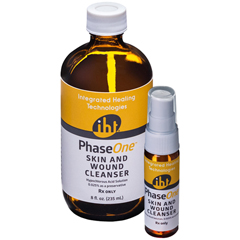 PhaseOne Health Wound Cleanser PhaseOne 8 oz. Twist Cap Bottle NonSterile Antimicrobial