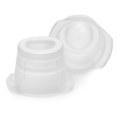 McKesson Tube Closure Polyethylene Snap Cap Natural 12 mm / 13 mm / 16 mm (Universal) Fits Most 12mm, 13mm and 16mm Evacuated Glass Blood Collection Tubes and Plastic Test Tubes NonSterile, 1000/BG