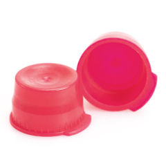 McKesson Tube Closure Polyethylene Snap Cap Red 13 mm For Use with 13 mm Blood Drawing Tubes, Glass Test Tubes, Plastic Culture Tubes NonSterile, 1000 per Bag