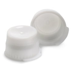 McKesson Tube Closure Polyethylene Snap Cap White 13 mm For Use with 13 mm Blood Drawing Tubes, Glass Test Tubes, Plastic Culture Tubes NonSterile