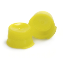 McKesson Tube Closure Polyethylene Snap Cap Yellow 13 mm For Use with 13 mm Blood Drawing Tubes, Glass Test Tubes, Plastic Culture Tubes NonSterile, 1000/BG