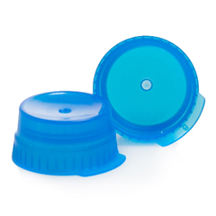 McKesson Tube Closure Polyethylene Snap Cap Blue 16 mm For Use with 13 mm Blood Drawing Tubes, Glass Test Tubes, Plastic Culture Tubes NonSterile, 1000 per Bag