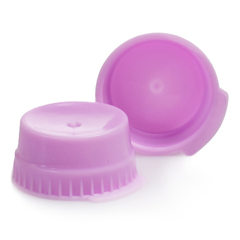 McKesson Tube Closure Polyethylene Snap Cap Lavender 16 mm For Use with 16 mm Blood Drawing Tubes, Glass Test Tubes, Plastic Culture Tubes NonSterile, 1000 per Bag